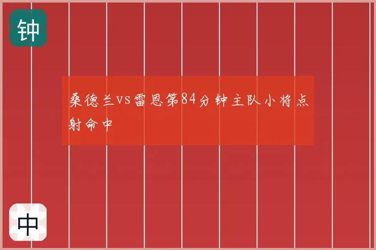 桑德兰vs雷恩第84分钟主队小将点射命中